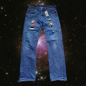Custom Cartoon Embroidery Denim 1of1